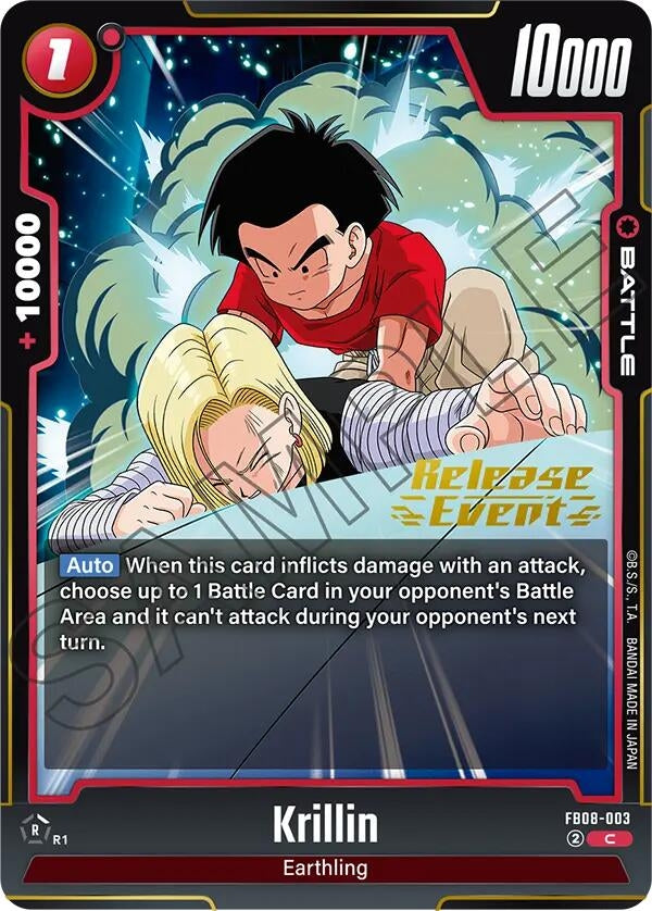 Image for Krillin - FB08-003 (FB08-003) (FB08_PR) - Dragon Ball Super: Fusion World
