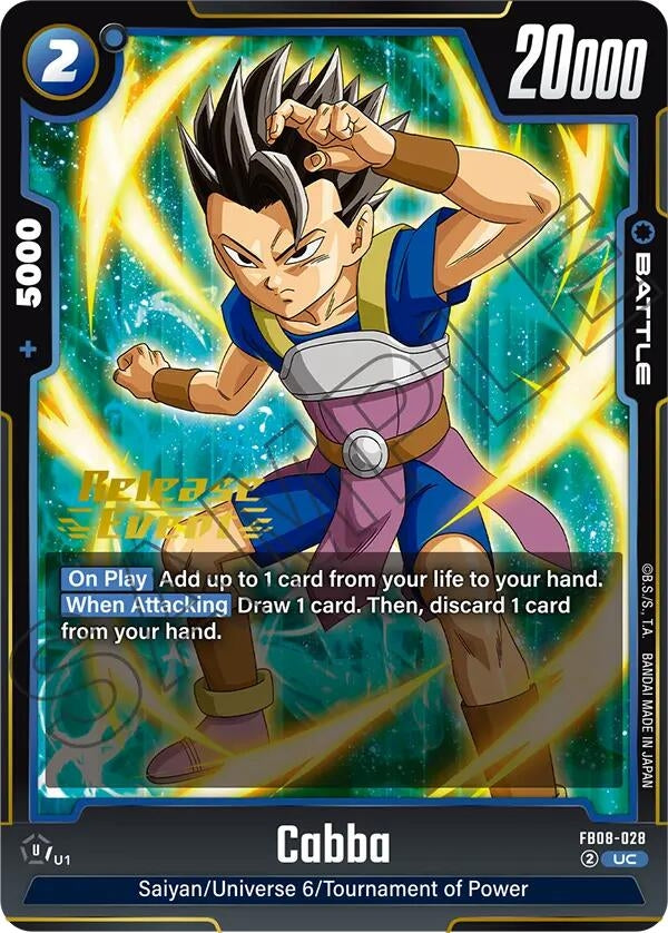 Image for Cabba - FB08-028 (FB08-028) (FB08_PR) - Dragon Ball Super: Fusion World