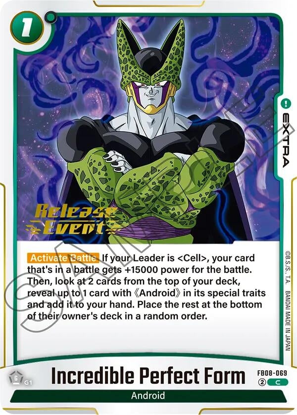 Image for Incredible Perfect Form (FB08-069) (FB08_PR) - Dragon Ball Super: Fusion World