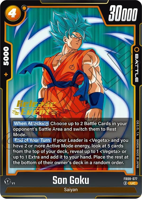 Image for Son Goku - FB08-077 (FB08-077) (FB08_PR) - Dragon Ball Super: Fusion World
