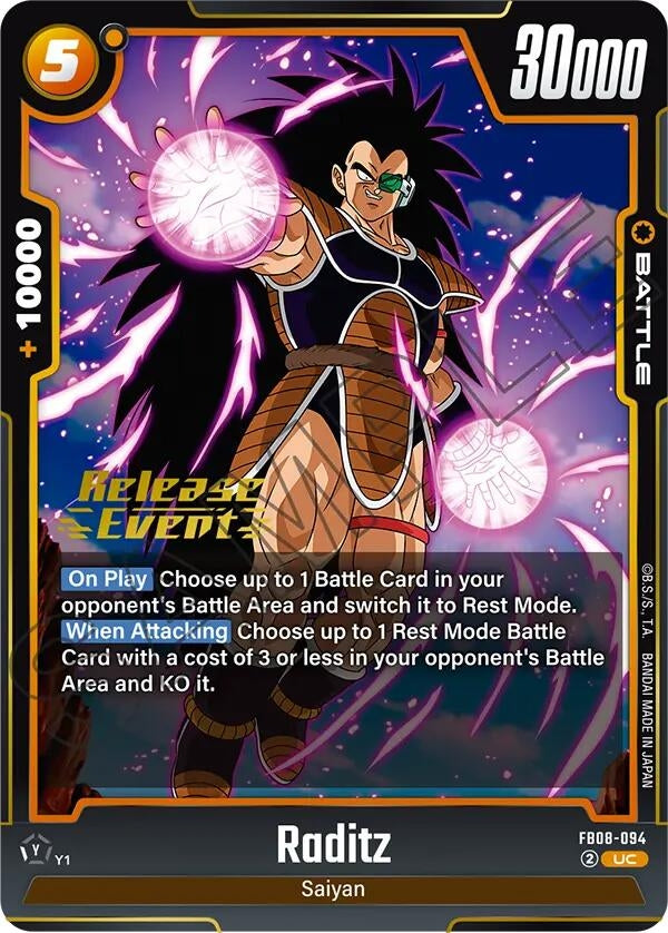 Image for Raditz - FB08-094 (FB08-094) (FB08_PR) - Dragon Ball Super: Fusion World