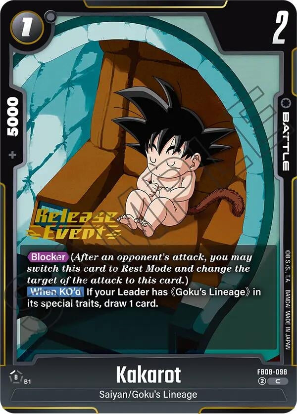 Image for Kakarot - FB08-098 (FB08-098) (FB08_PR) - Dragon Ball Super: Fusion World