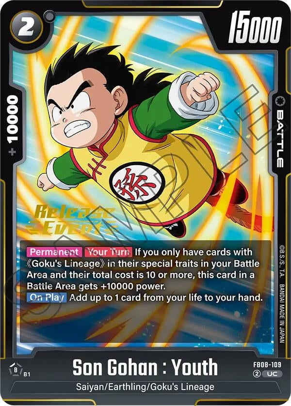 Image for Son Gohan : Youth - FB08-109 (FB08-109) (FB08_PR) - Dragon Ball Super: Fusion World