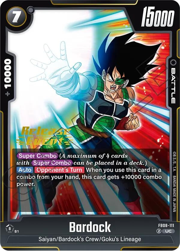 Image for Bardock - FB08-111 (FB08-111) (FB08_PR) - Dragon Ball Super: Fusion World