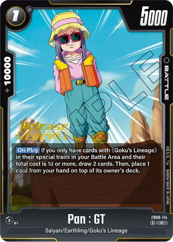 Image for Pan : GT - FB08-114 (FB08-114) (FB08_PR) - Dragon Ball Super: Fusion World