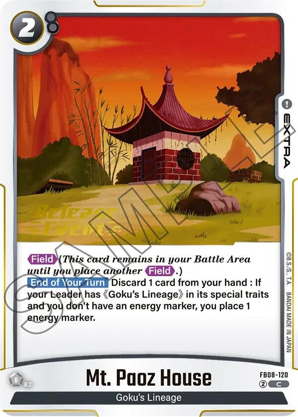 Image for Mt. Paoz House (FB08-120) (FB08_PR) - Dragon Ball Super: Fusion World