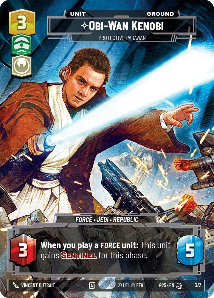 Image for Obi-Wan Kenobi - Protective Padawan (3/3) (GFT) - Star Wars: Unlimited