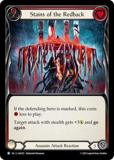 Image for Stains of the Redback (AAC021) - Flesh and Blood TCG