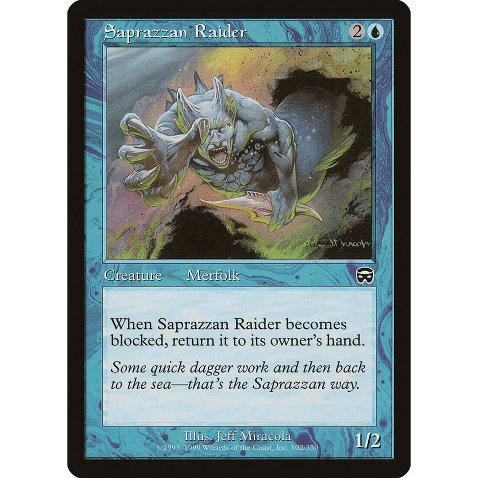 Image for Saprazzan Raider (102) (MMQ) - Magic: The Gathering