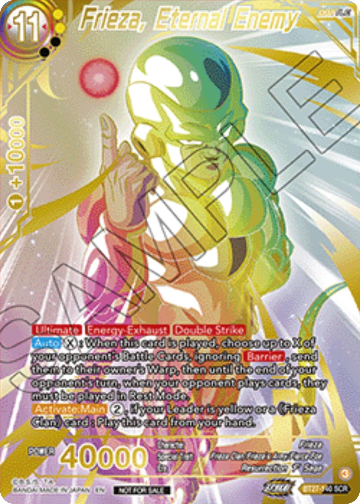 Image for Frieza, Eternal Enemy (Championship 2025 Finals Alternate Art Card) (BT27-140) (TPR) - Dragon Ball Super: Masters