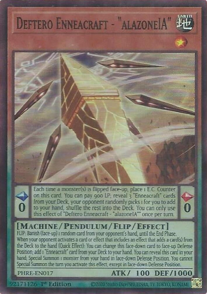 Image for Deftero Enneacraft - "alazoneIA" (Super Rare) (PHRE-EN017) (PHRE) - YuGiOh
