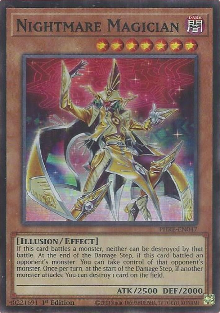 Image for Nightmare Magician (Super Rare) (PHRE-EN047) (PHRE) - YuGiOh