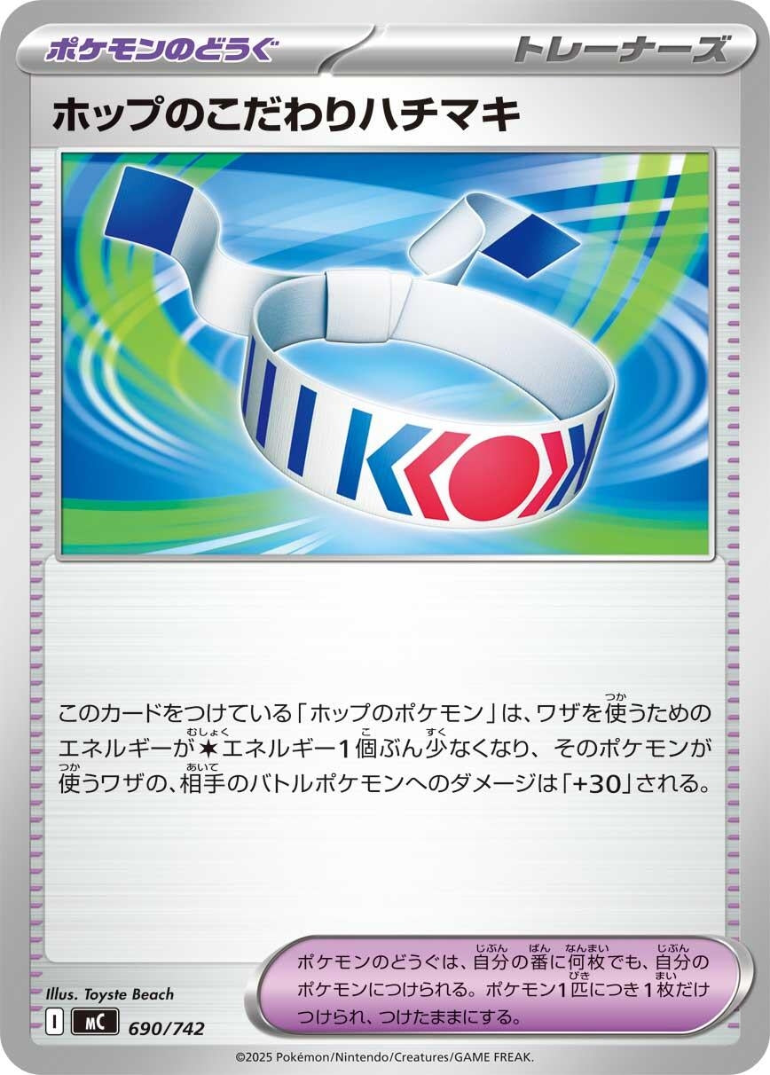 Image for Hop's Choice Band (690/742) - Pokemon Japan