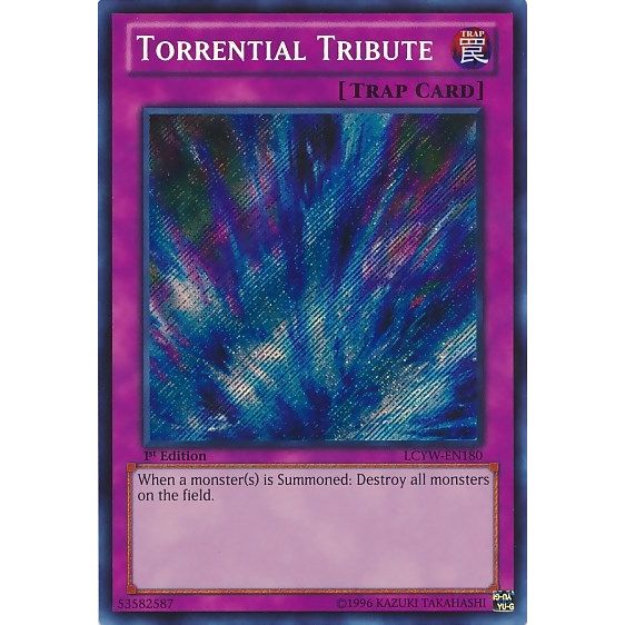 Image for Torrential Tribute (LCYW-EN180) (LC03) - YuGiOh