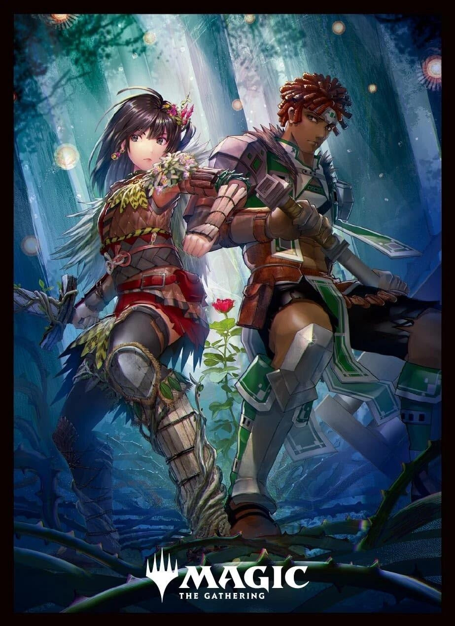 Image for Magic: The Gathering Player's Card Sleeve - Wilds of Eldraine - Defense of the Heart MTGS-278 (80-Pack) - Card Sleeves