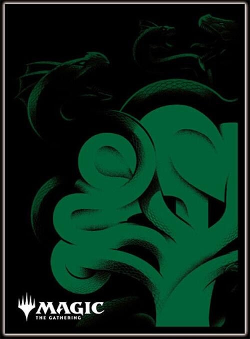 Image for Magic: The Gathering Player's Card Sleeve - Mana Minimalist - Green Mana MTGS-302 (80-Pack) - Card Sleeves
