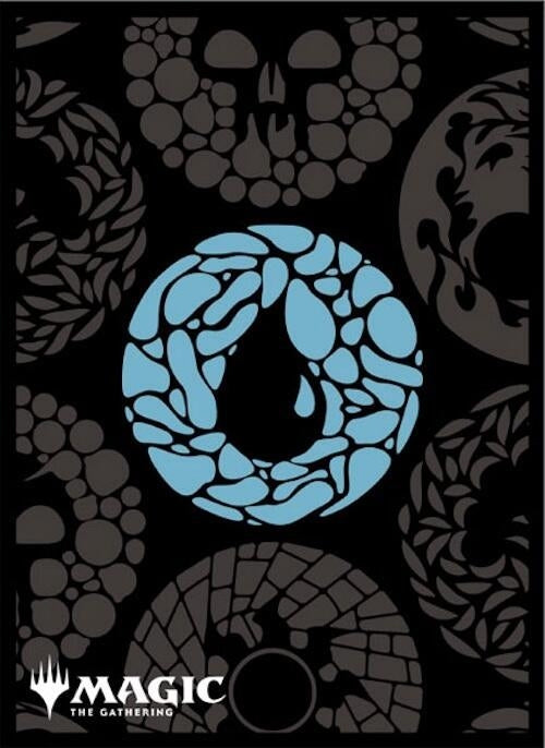 Image for Magic: The Gathering Player's Card Sleeve - Mana Minimalist - Blue Mana MTGS-293 (80-Pack) - Card Sleeves