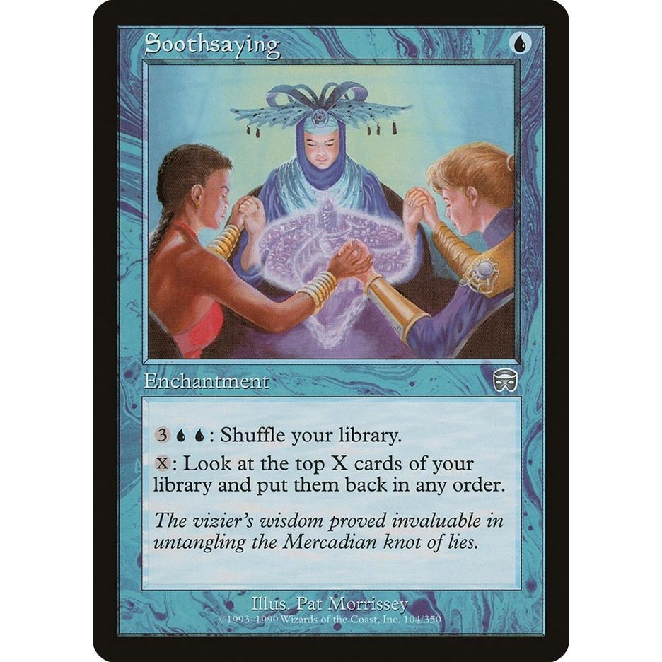Image for Soothsaying (104) (MMQ) - Magic: The Gathering
