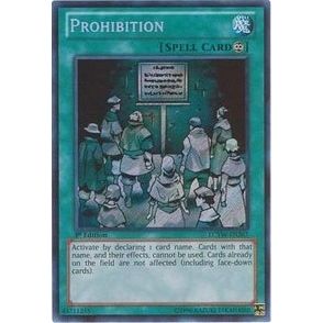 Image for Prohibition (LCYW-EN267) (LC03) - YuGiOh