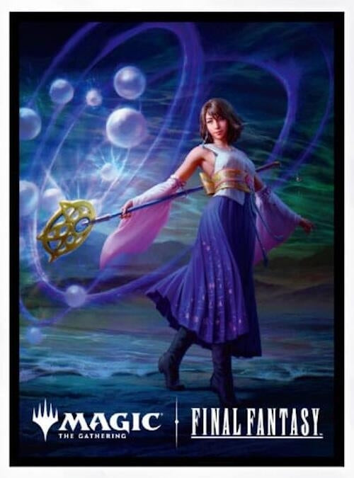 Image for Magic: The Gathering Player's Card Sleeve - FINAL FANTASY - Secret Lair Drop - Yuna's Holy Magic MFS-42 (80-Pack) - Card Sleeves