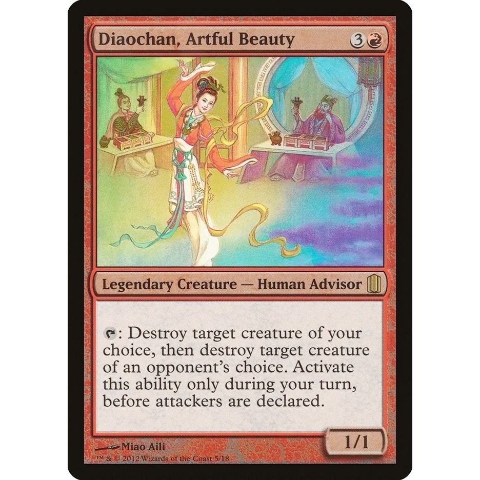 Image for Diaochan, Artful Beauty (5) (CM1) - Magic: The Gathering