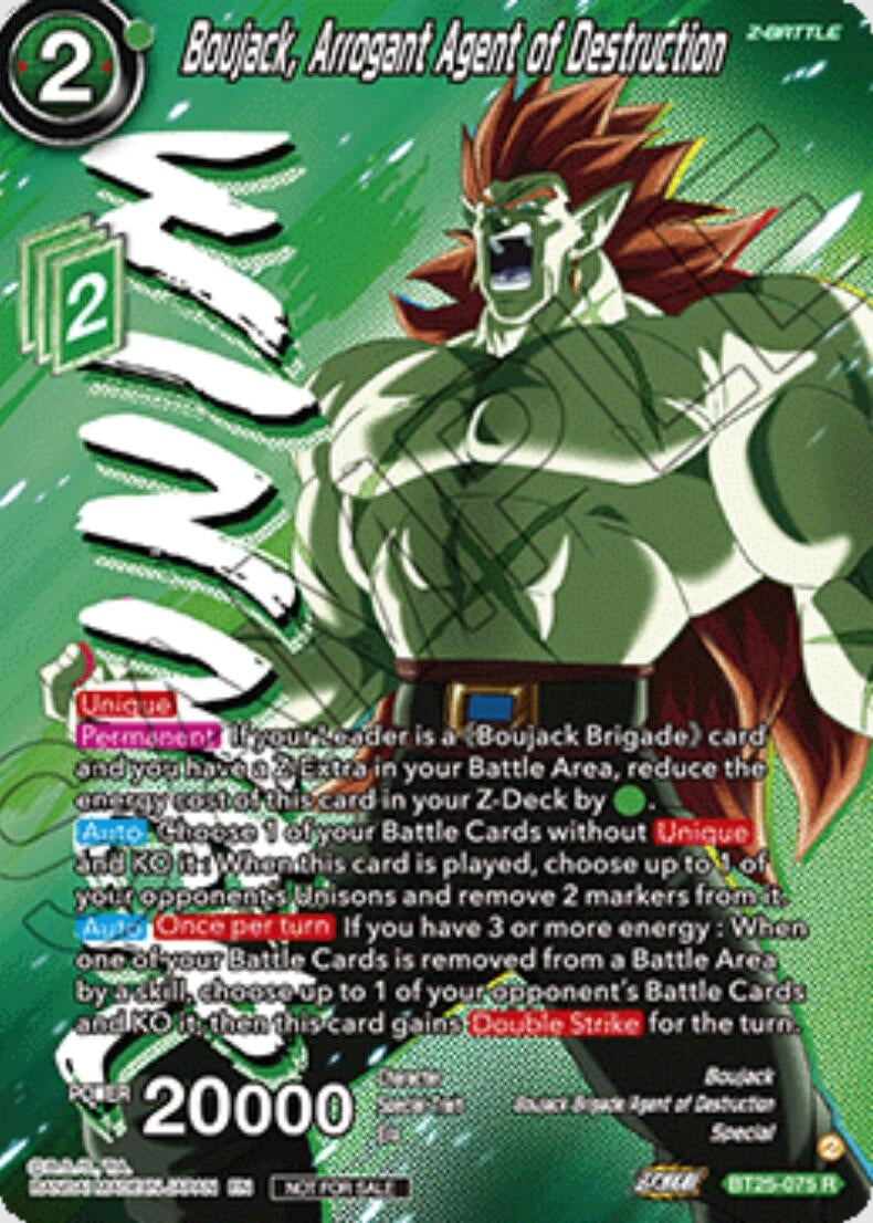Image for Boujack, Arrogant Agent of Destruction (Ultra-Bout Series Tournament Pack Vol.1) (Winner) (BT25-075) (TPR) - Dragon Ball Super: Masters