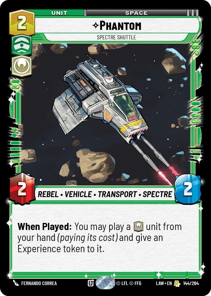 Image for Phantom - Spectre Shuttle (144/264) (LAW) - Star Wars: Unlimited