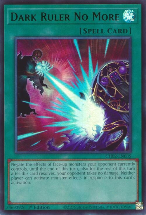 Image for Dark Ruler No More (CH02-EN035) (CH02) - YuGiOh