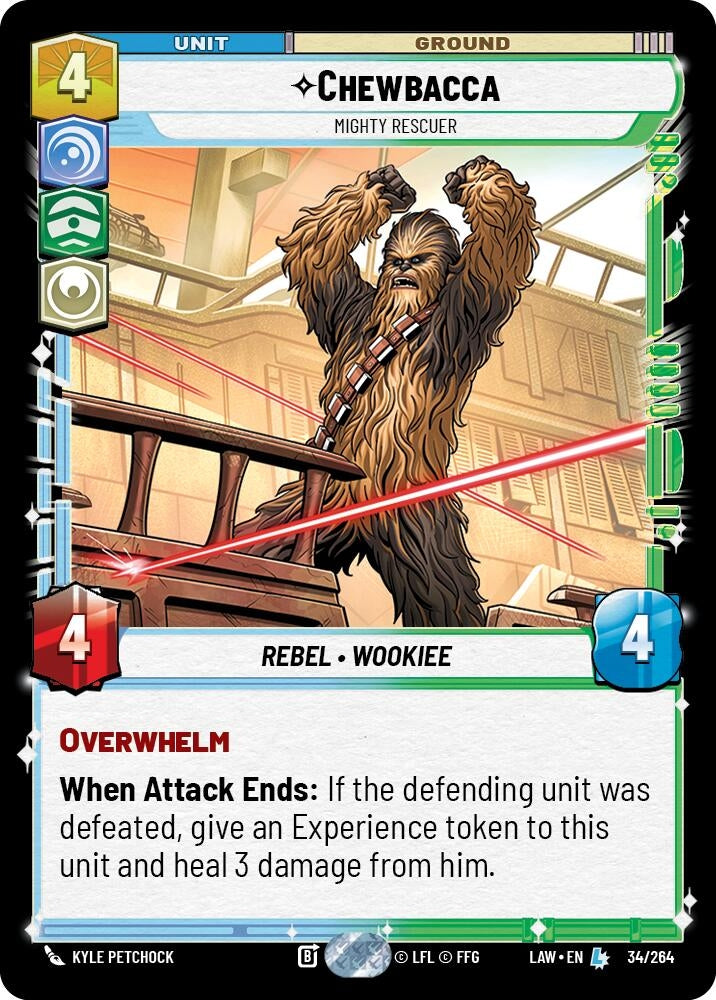Image for Chewbacca - Mighty Rescuer (34/264) (LAW) - Star Wars: Unlimited