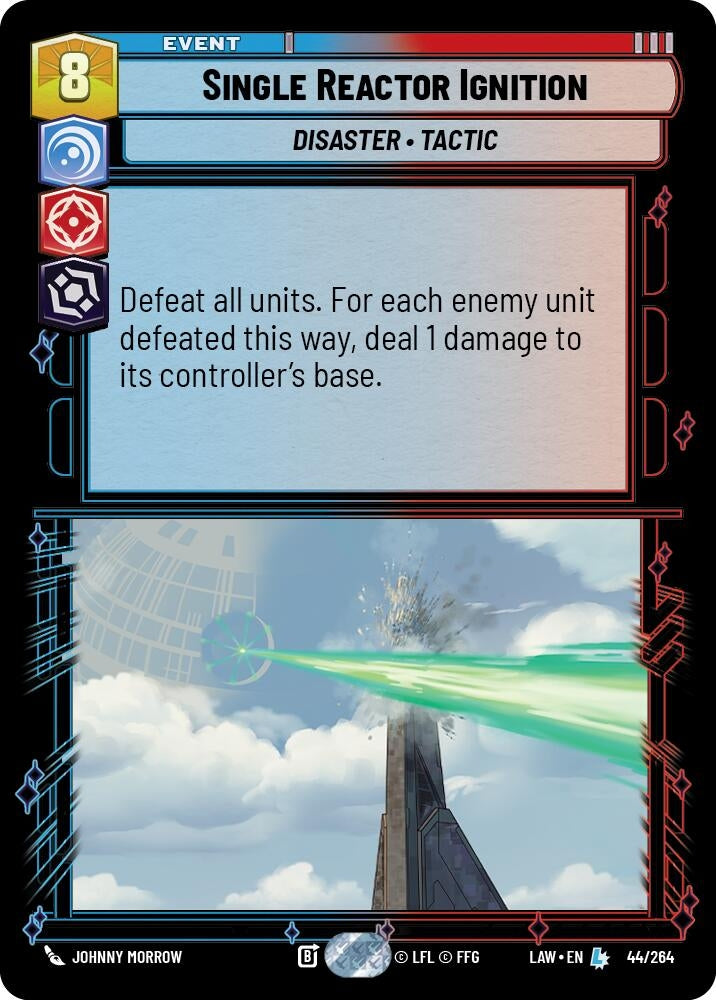 Image for Single Reactor Ignition (44/264) (LAW) - Star Wars: Unlimited