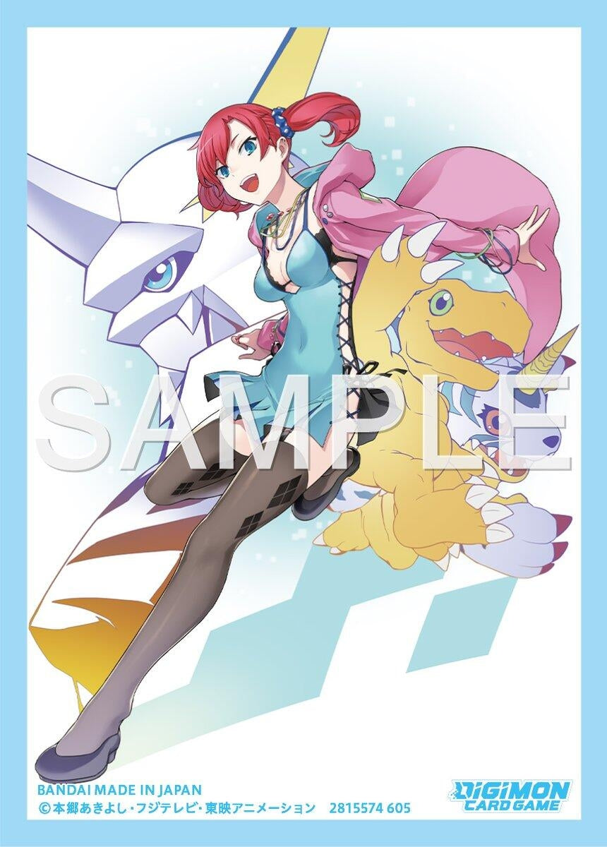 Image for Digimon Card Game Official Sleeves - Digimon Story Cyber Sleuth (Nokia with Agumon, Gabumon, Omegamon) (60-Pack) - Card Sleeves