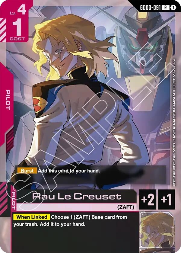 Image for Rau Le Creuset (GD03-091) (GD03) - Gundam Card Game