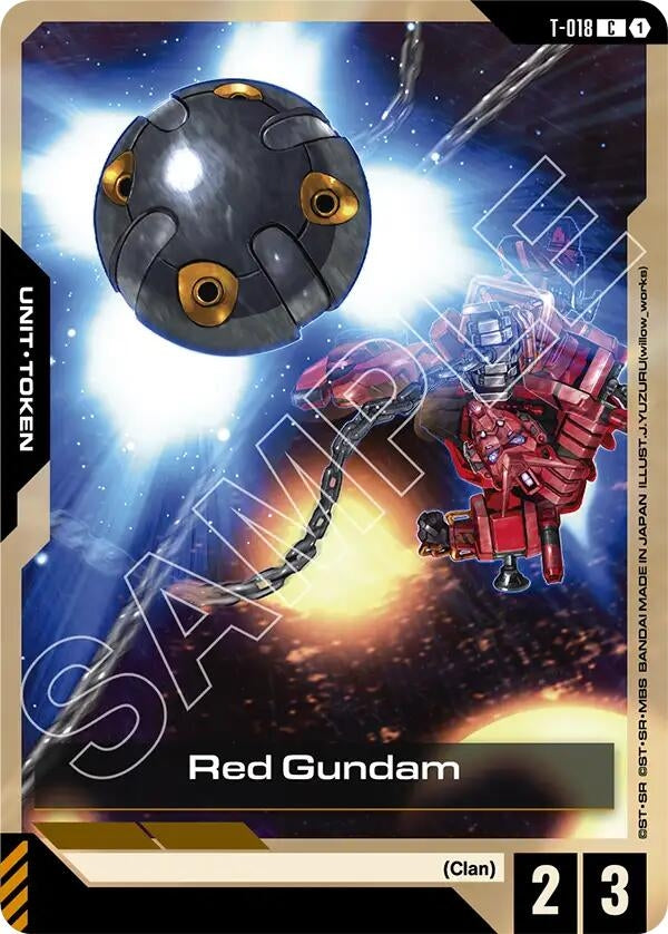 Image for Red Gundam (T-018) Token (T-018) (GD03) - Gundam Card Game