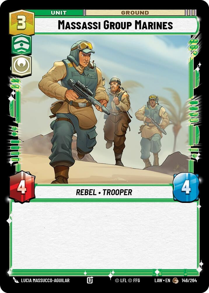 Image for Massassi Group Marines (146/264) (LAW) - Star Wars: Unlimited