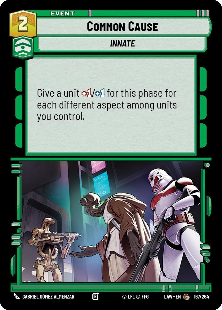 Image for Common Cause (167/264) (LAW) - Star Wars: Unlimited