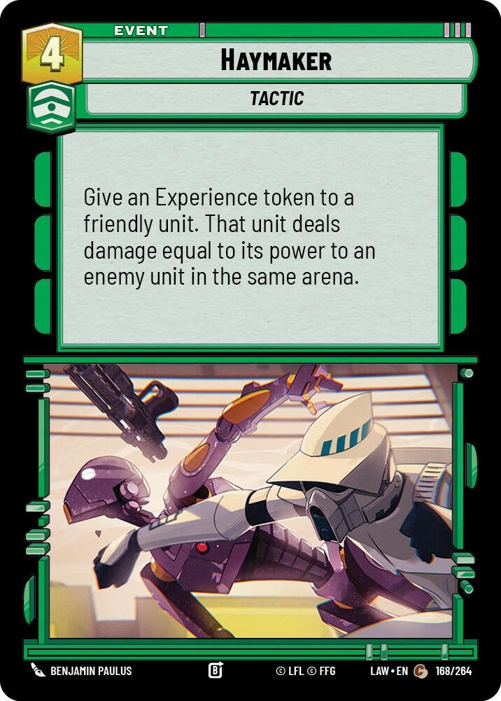 Image for Haymaker (168/264) (LAW) - Star Wars: Unlimited