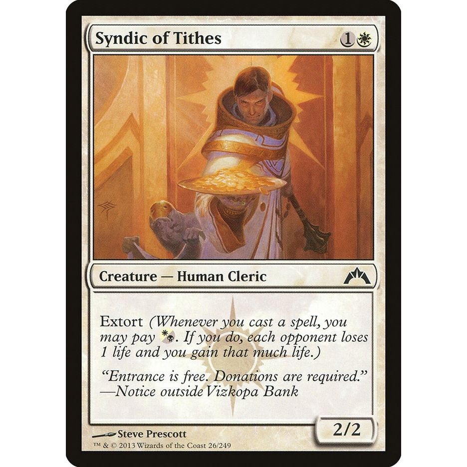 Image for Syndic of Tithes (26) (GTC) - Magic: The Gathering