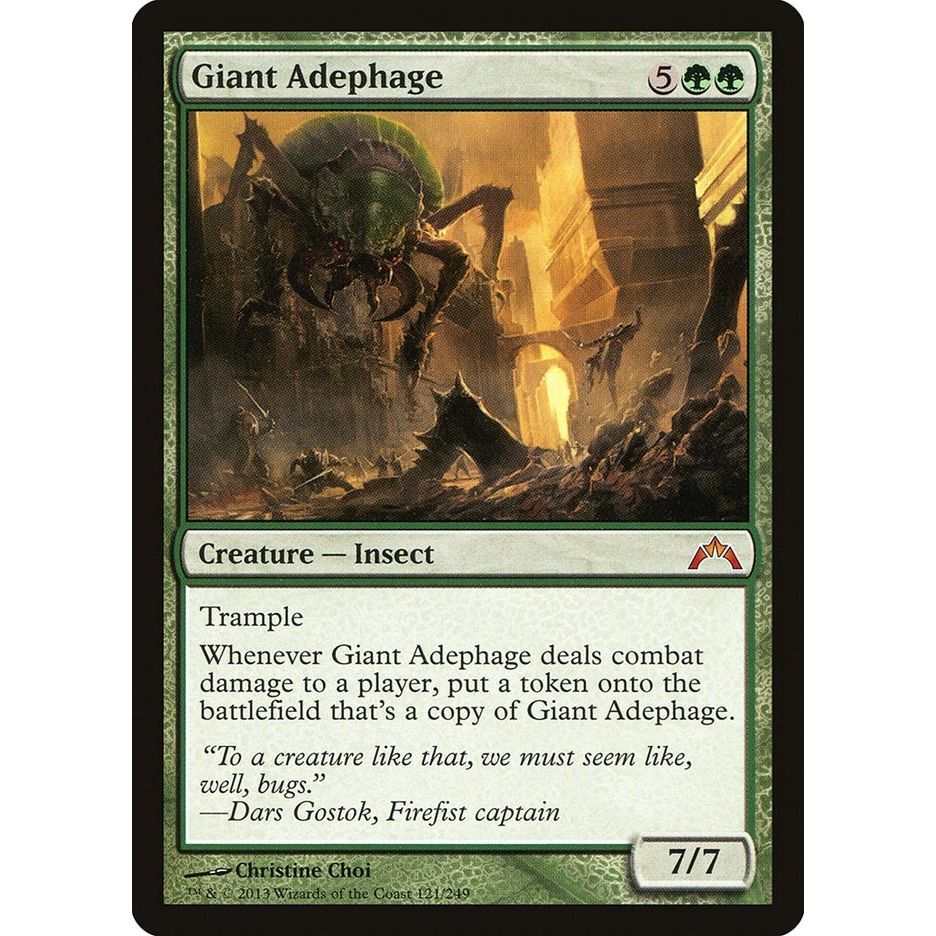 Image for Giant Adephage (121) (GTC) - Magic: The Gathering