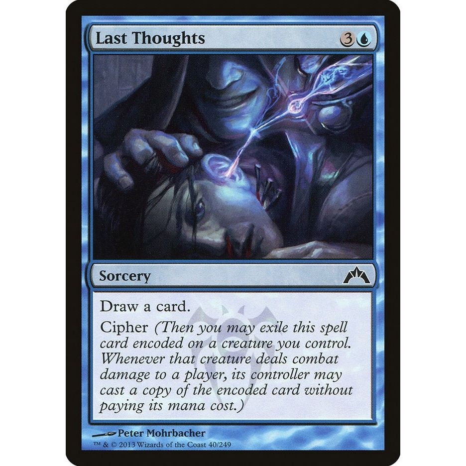 Image for Last Thoughts (40) (GTC) - Magic: The Gathering