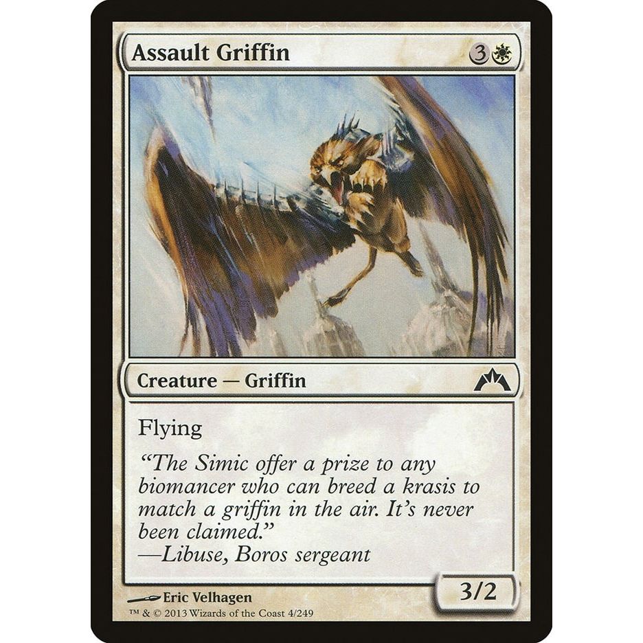 Image for Assault Griffin (4) (GTC) - Magic: The Gathering