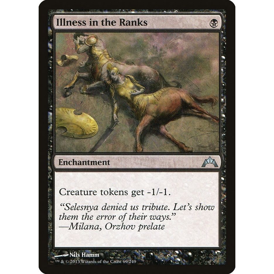 Image for Illness in the Ranks (69) (GTC) - Magic: The Gathering