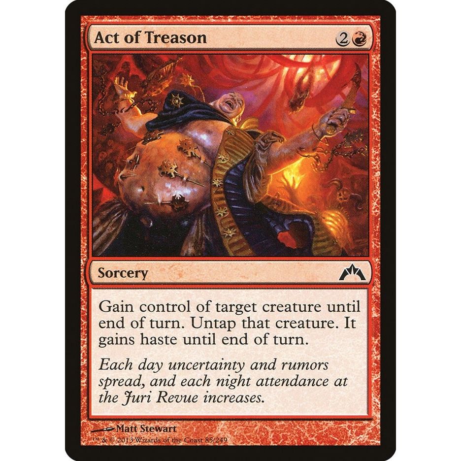 Image for Act of Treason (85) (GTC) - Magic: The Gathering