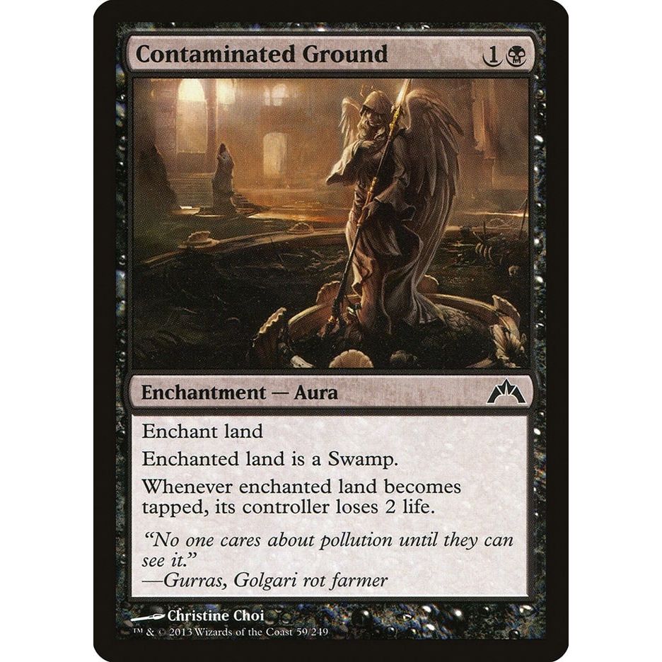 Image for Contaminated Ground (59) (GTC) - Magic: The Gathering