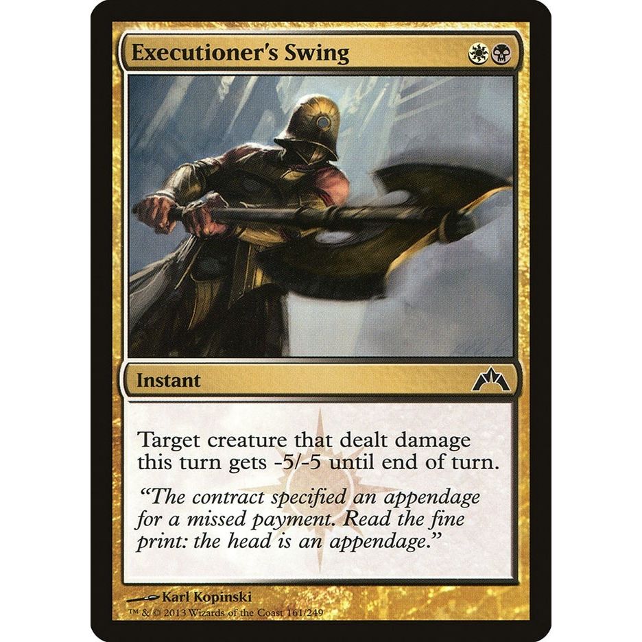 Image for Executioner's Swing (161) (GTC) - Magic: The Gathering