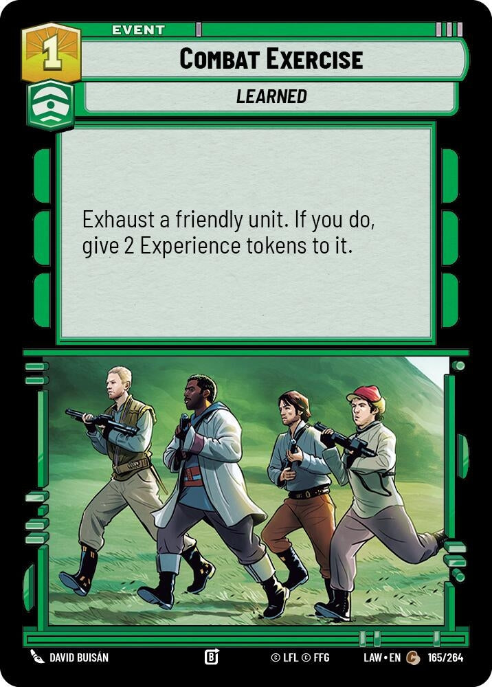 Image for Combat Exercise (165/264) (LAW) - Star Wars: Unlimited