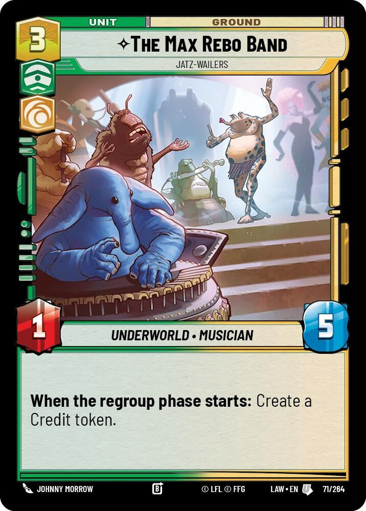 Image for The Max Rebo Band - Jatz-Wailers (71/264) (LAW) - Star Wars: Unlimited