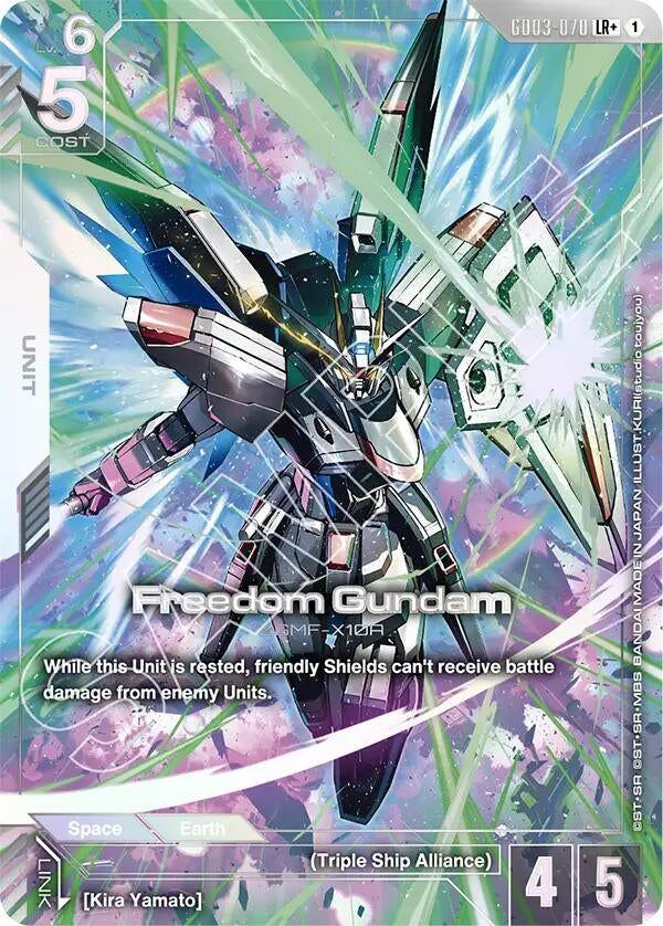 Image for Freedom Gundam (GD03-070) (LR+) (GD03-070) (GD03) - Gundam Card Game