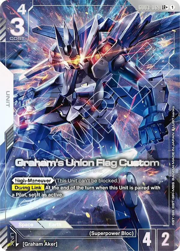 Image for Graham's Union Flag Custom (LR+) (GD03-069) (GD03) - Gundam Card Game