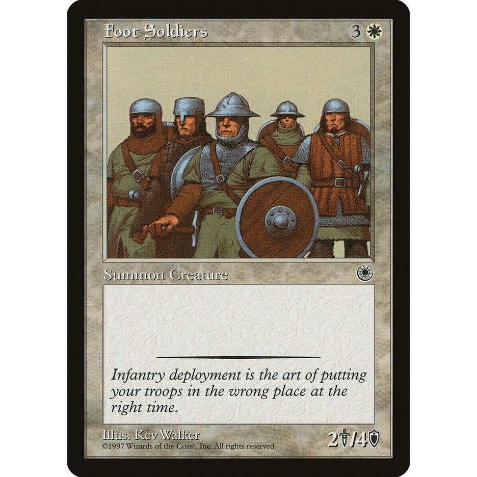 Image for Foot Soldiers (POR) - Magic: The Gathering