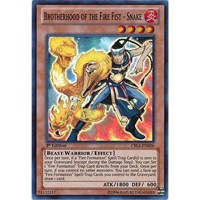 Image for Brotherhood of the Fire Fist - Snake (CBLZ-EN026) (CBLZ) - YuGiOh